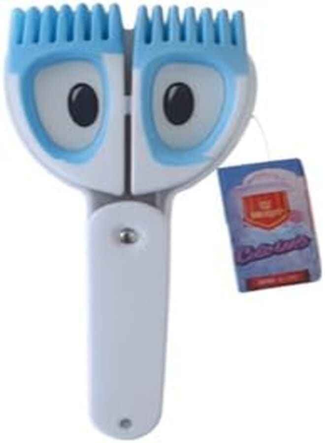 Vertex Children’s Scissors Eye Shape With Cover - Blue